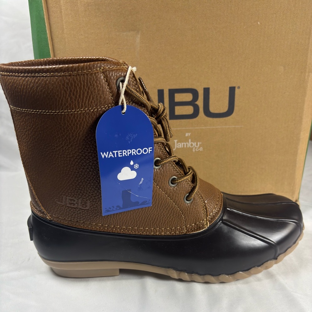 NWT JBU‎ TAN Men's Maine Duck
Waterproof Boot,